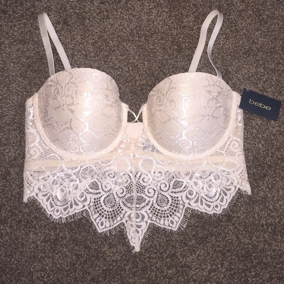 bebe Other - 💜 Bebe lace Leilani Bralette bra crop top bustier