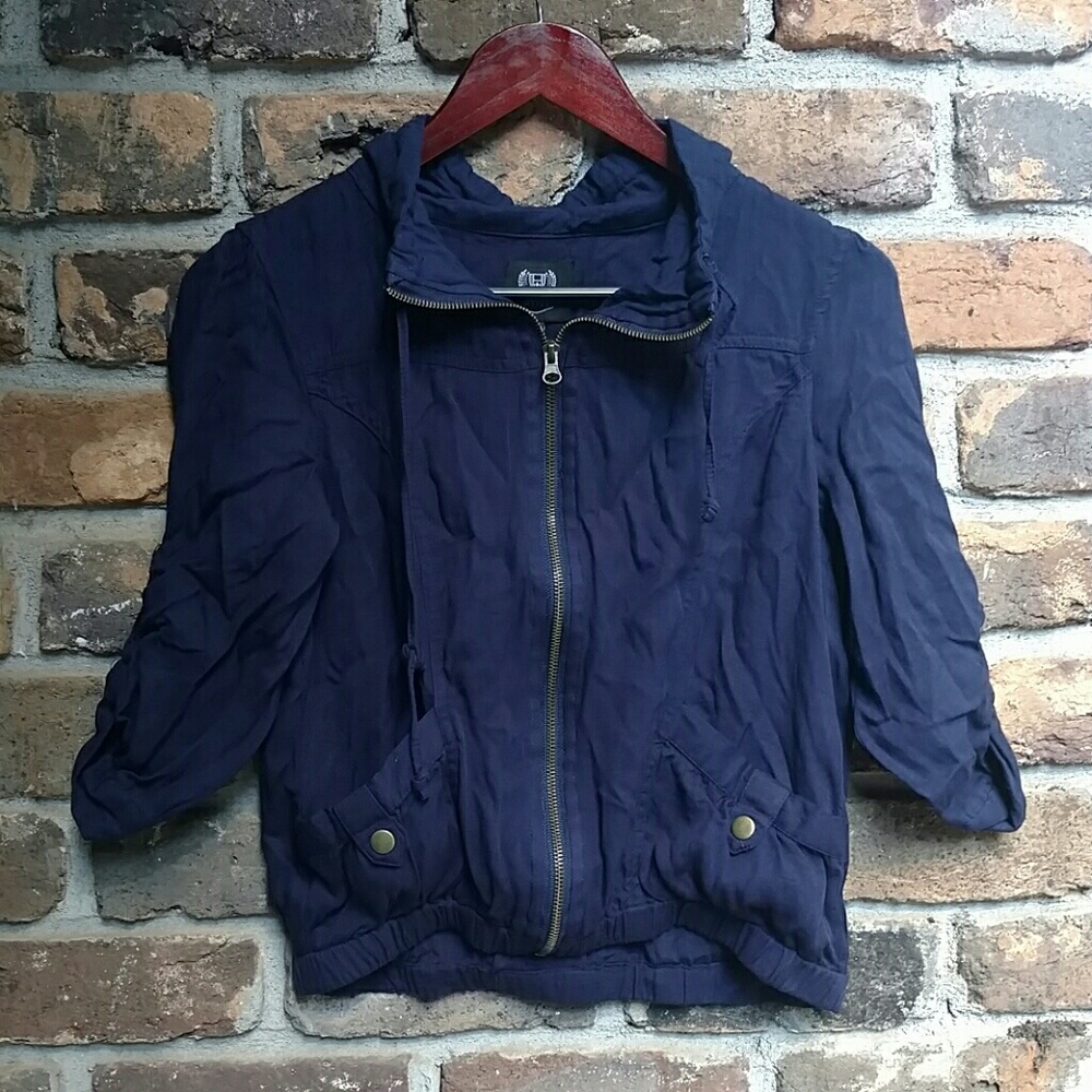 NWOT Hip Crop Jacket