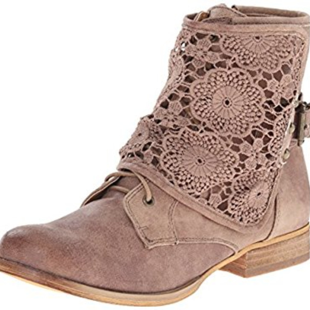 Not Rated Crunchiness & Crunchy Crunch Ankle Boots