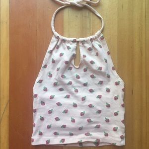 Strawberry Halter Crop