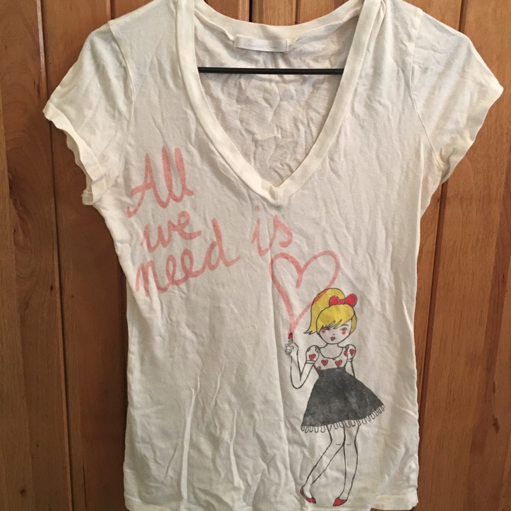 White shirt!