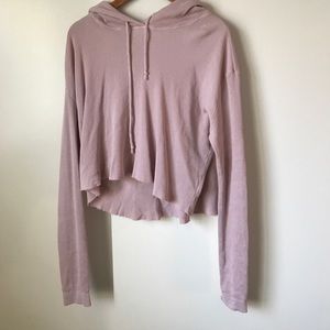 Brandy Melville Cropped Hoodie
