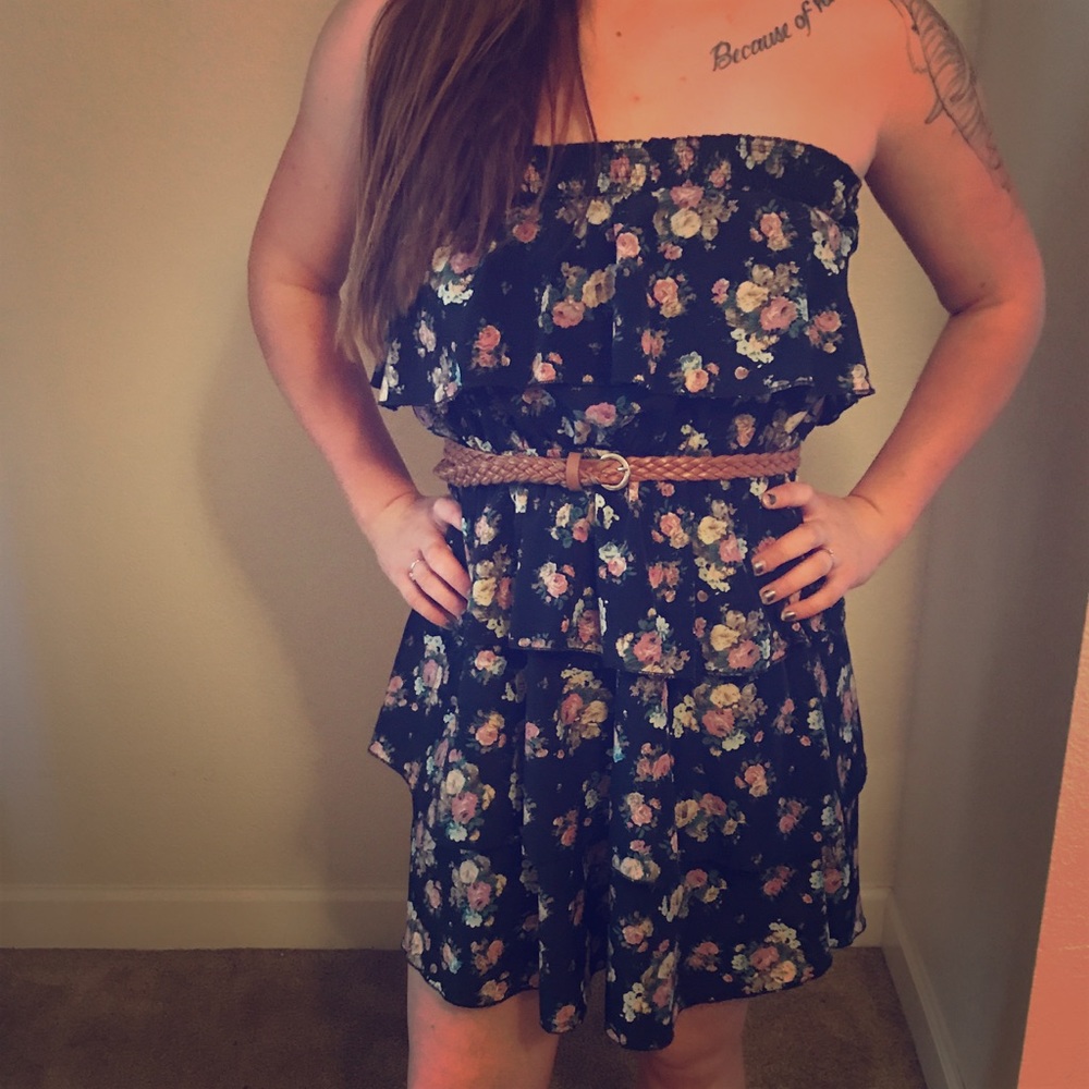 Strapless dress
