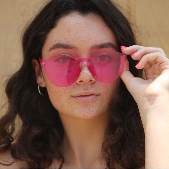 Pink Framless Shades - Picture 1 of 4