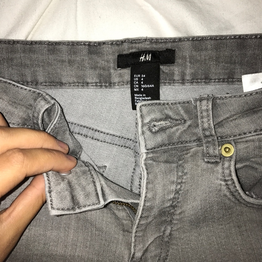 Grey H&M skinny jeans