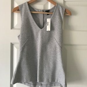J Crew gray sleeveless top
