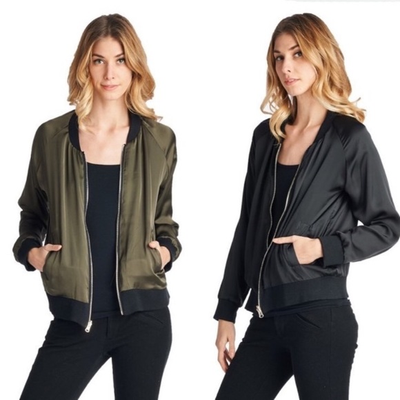 Spring reversible bomber jacket  - Picture 2 of 7