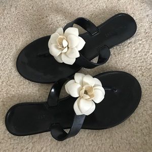 Nine West Flower Jelly Sandal