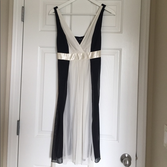 Black and White Semiformal Dress - Picture 1 of 4