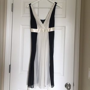 Black and White Semiformal Dress