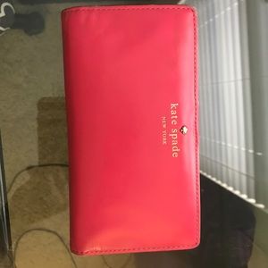 Pink kate spade wallet