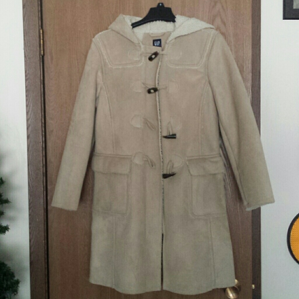 Tan suede Gap coat size small