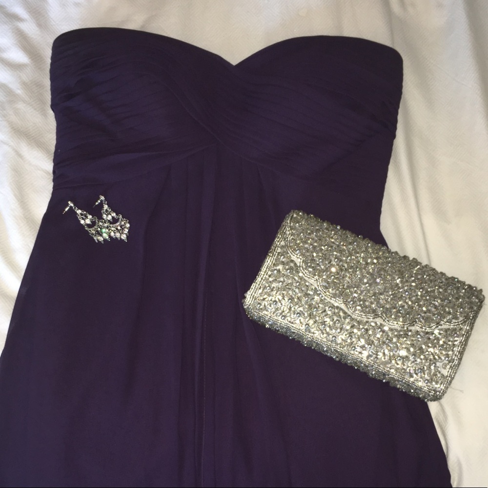 Strapless Chiffon Bridesmaid dress