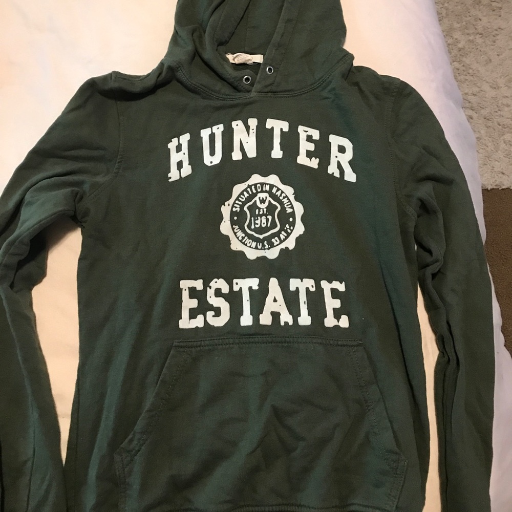 Sage green hunter sweater