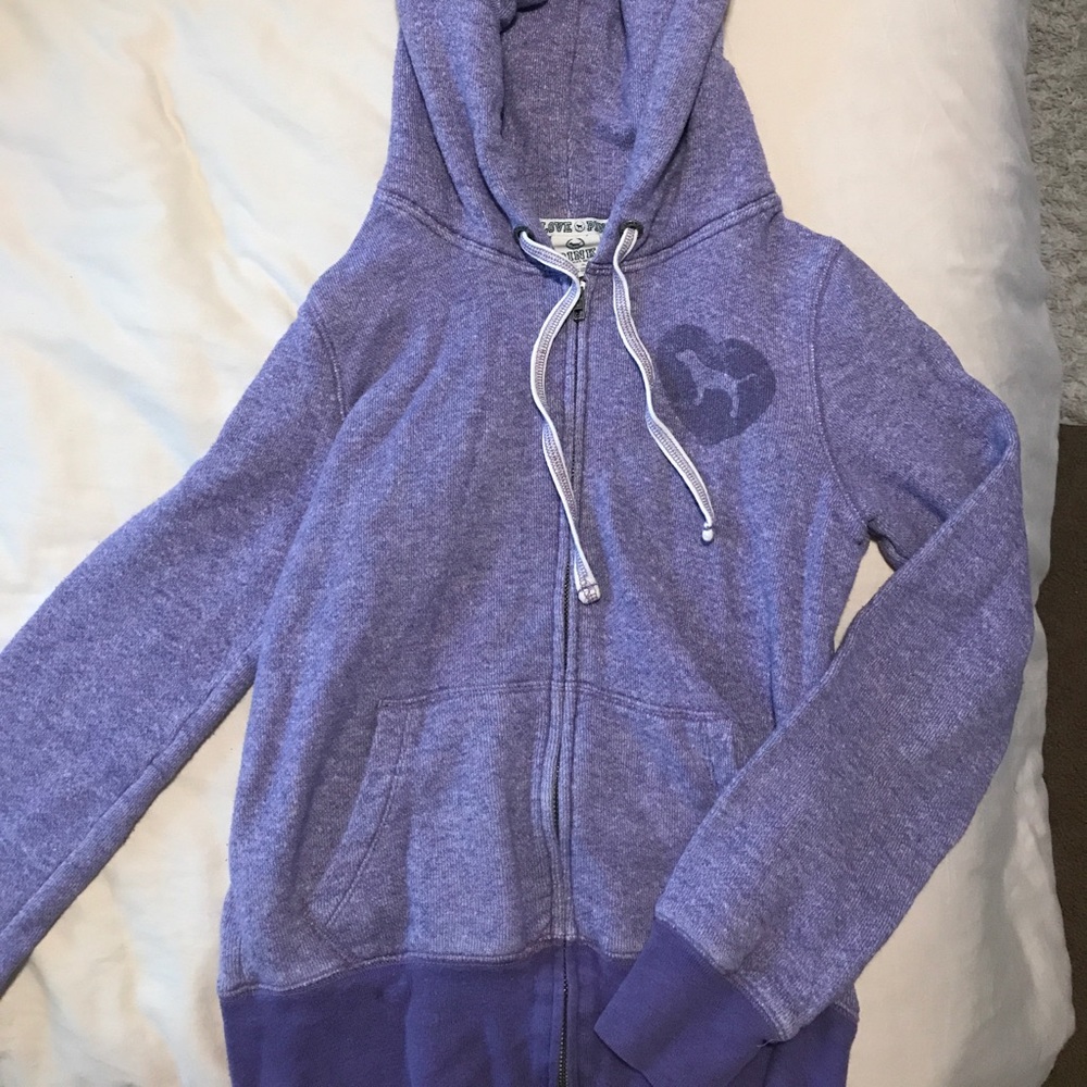 Purple Victoria's Secret PINK zip up