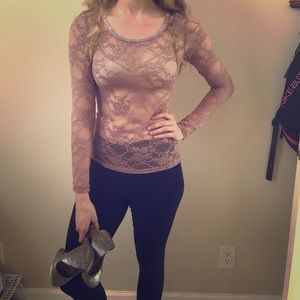 Lacey, S.E.X.Y long sleeve. **lightly used
