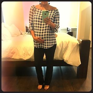 Maternity pants, navy