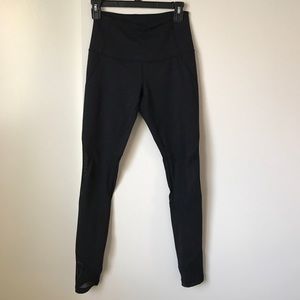 High Waisted Mesh Cutout Yoga Pants