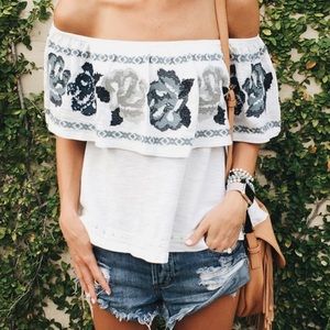 Free people off the shoulders top