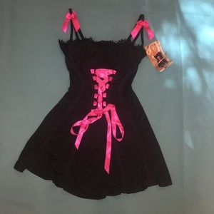 Shirley of Hollywood Chemise Knit & Eyelash Dress