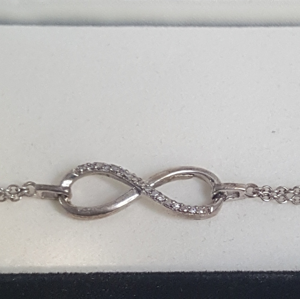 Kay Jewelers Diamond Infinity Bracelet Sterling