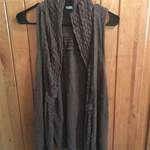Brown cardigan