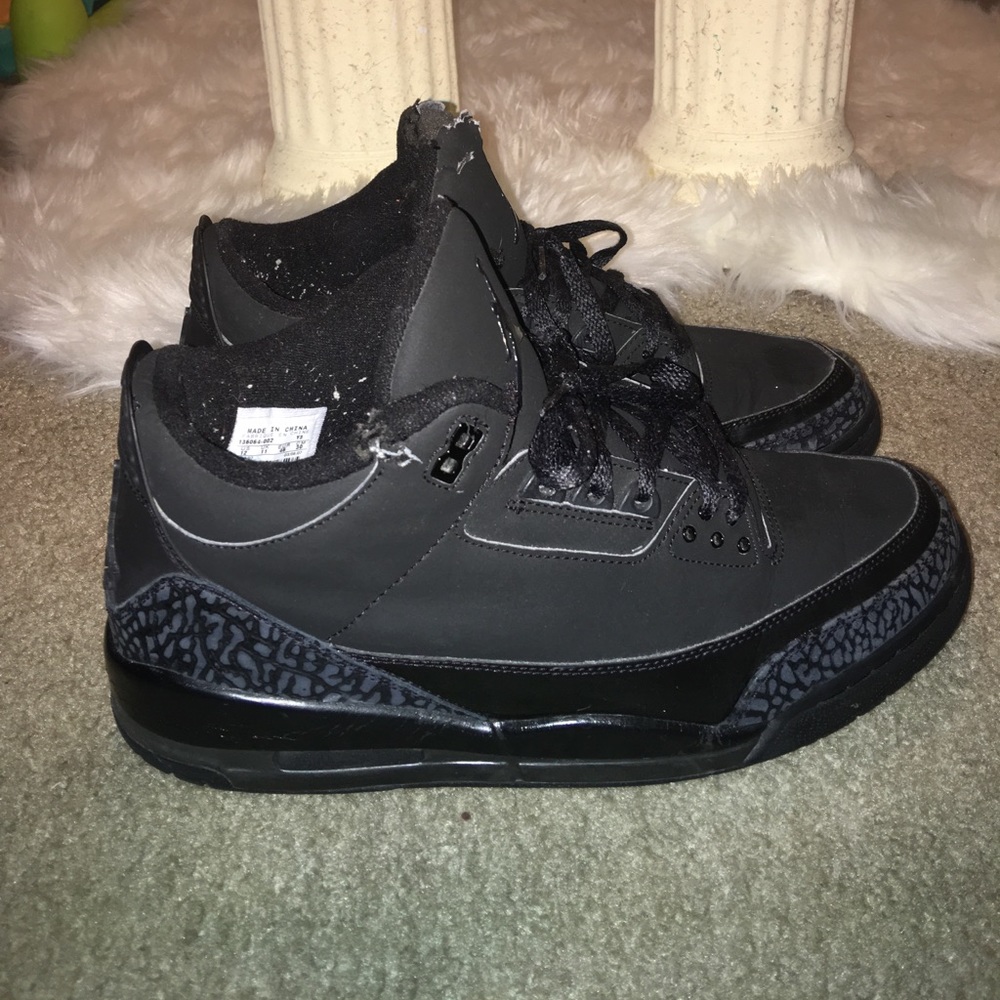 Air Jordan 3 "Black Cat" 2007 release! AUTHENTIC