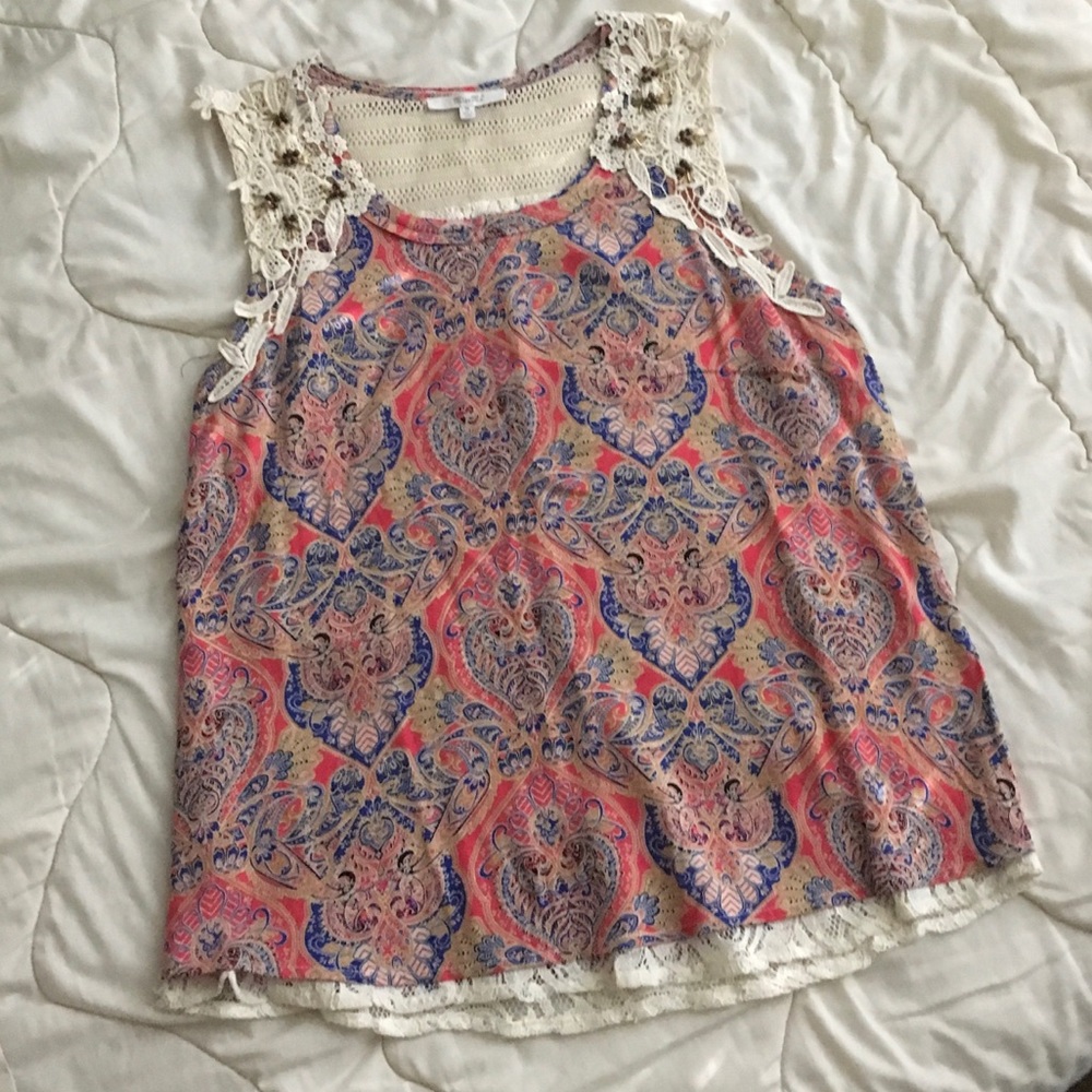 Miss me tank top