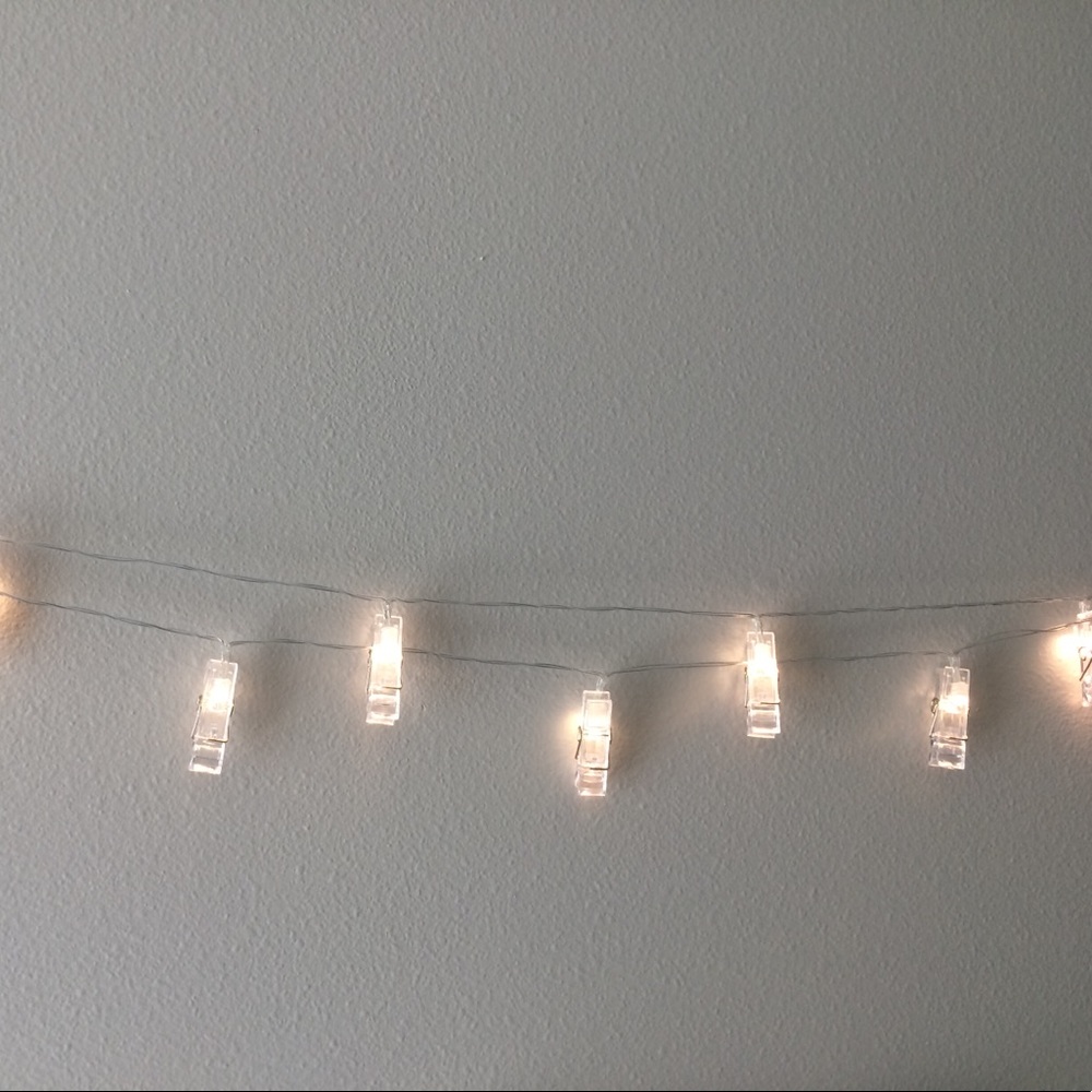 String Lights for polaroids (with batteries)