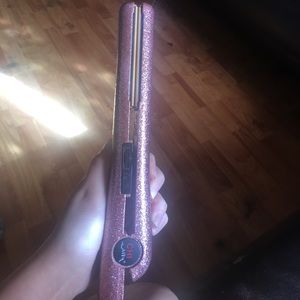 Pink sparkly Chi air straightener