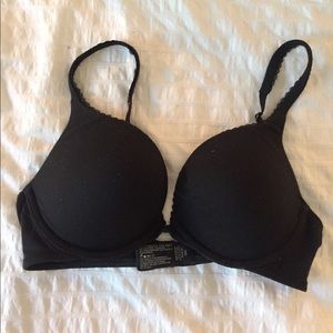 Body by Victoria Black Push Up Bra Size 34C