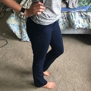 Very flattering Sexy Boot Loft jeans!