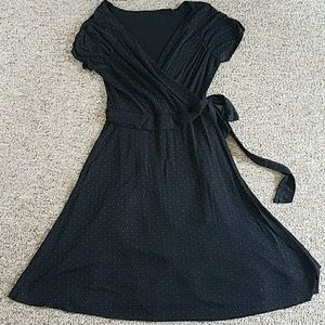 Black Wrap Dress