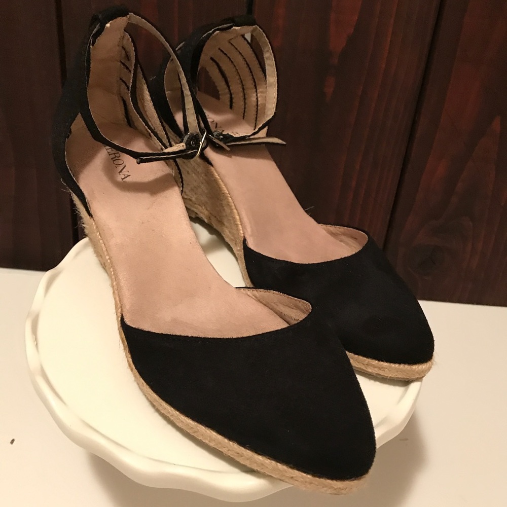 Only Worn Once - Merona Wedge Sandals - Size 7.5