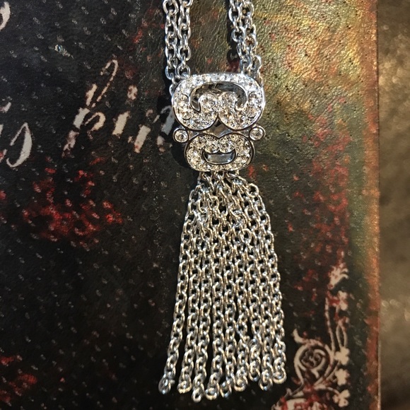 Swarovski Crystal Fringe Tassel Necklace - Picture 5 of 9