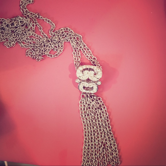 Swarovski Crystal Fringe Tassel Necklace - Picture 4 of 9