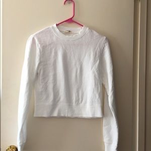 White brandy Melville sweatshirt NWOT