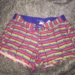 Columbia brand rainbow shorts