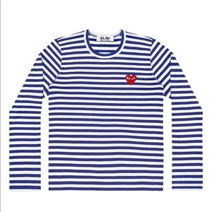 Play Striped T-Shirt (Blue/White)