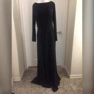 Anne Klein long black gown size 12