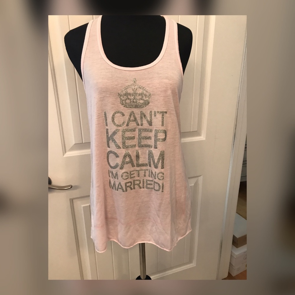 I Can't Keep Calm Getting Married Tank