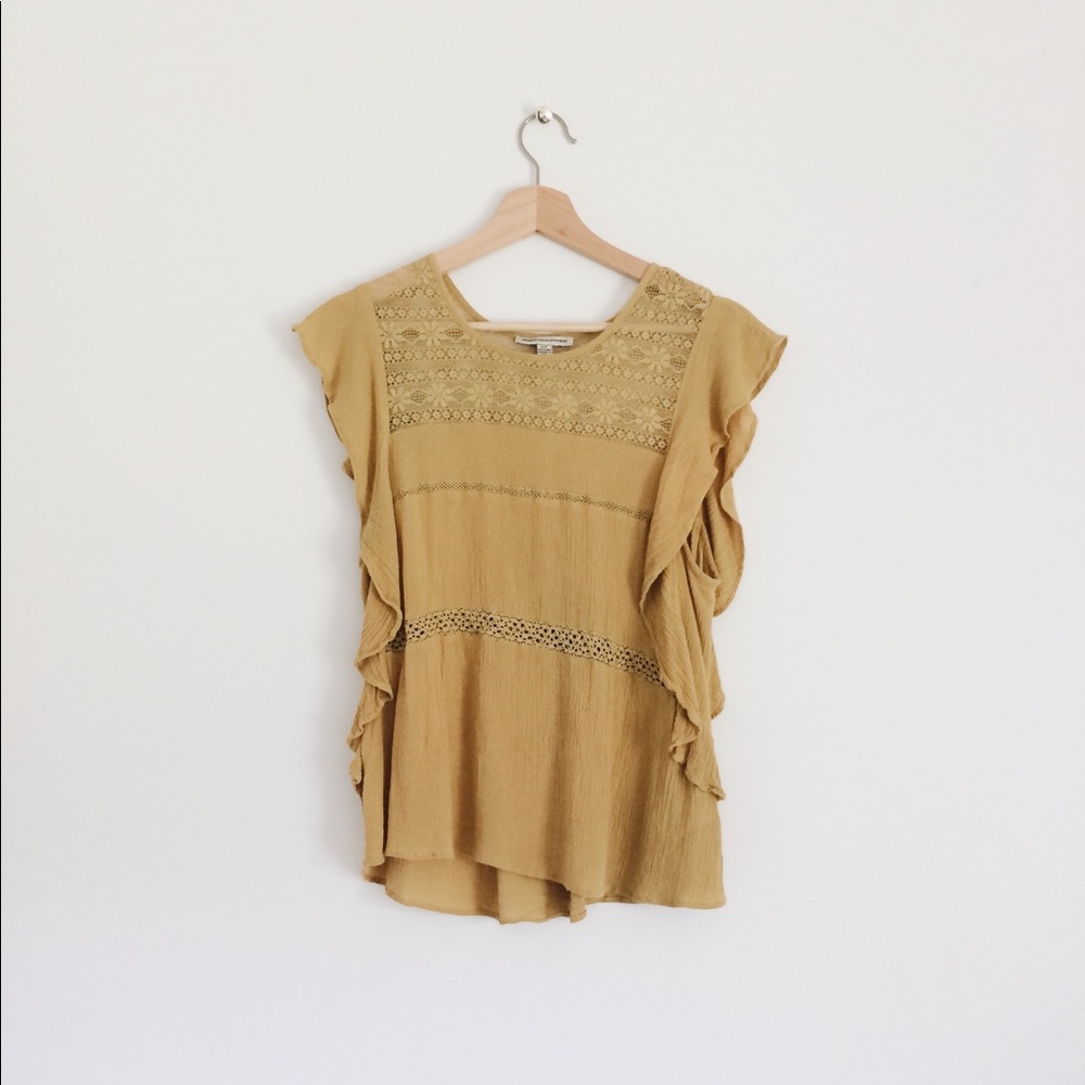 American Eagle® ruffle blouse
