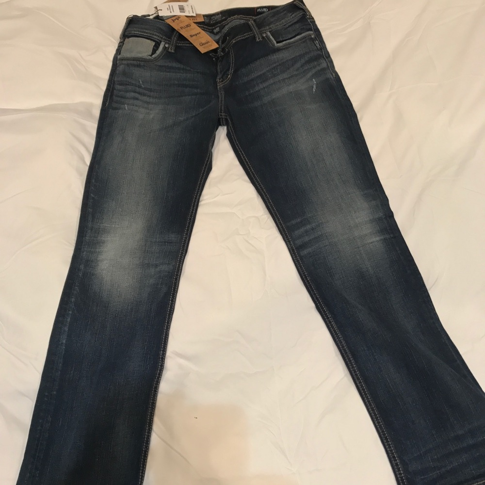 NWT Silver Jean Co. Suki Straight W33/L32