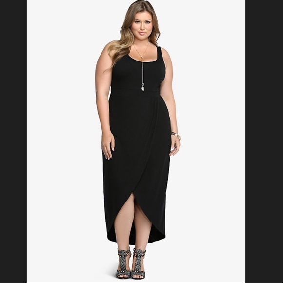 torrid Dresses & Skirts - SOLD ON ANOTHER SITE RRID SIZE 1 BLACK SLIT MAX