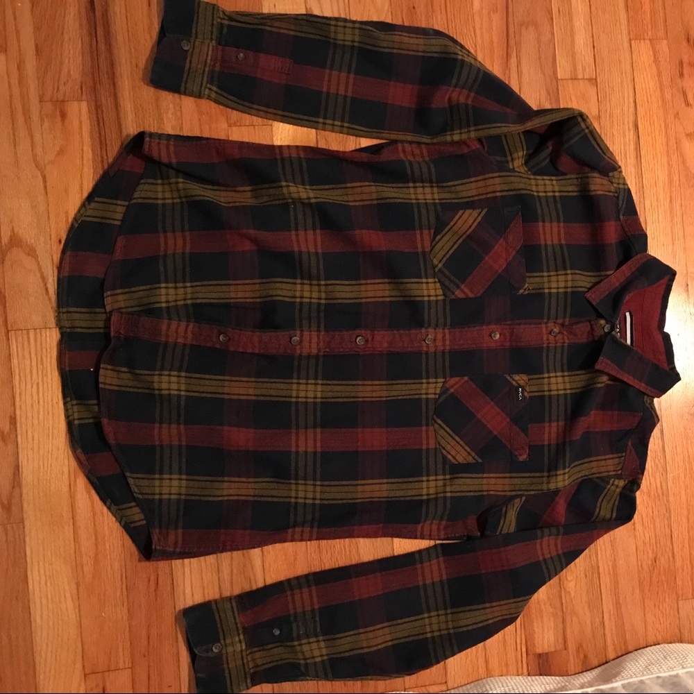 Men's RVCA flannel size large