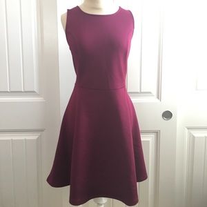 Forever 21 scuba dress maroon