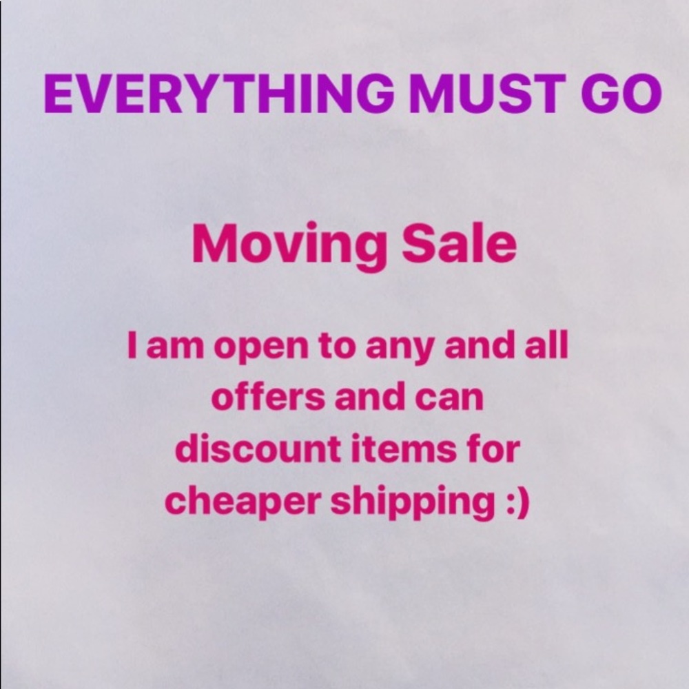 Comment an offer and I cannot it on sale