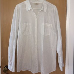 White with black polka dots