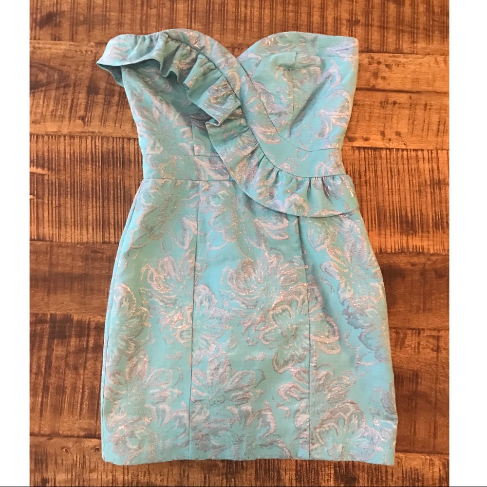Light blue/silver cocktail dress