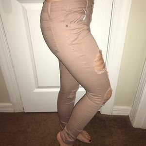 Dusty Rose Skinny Jeans